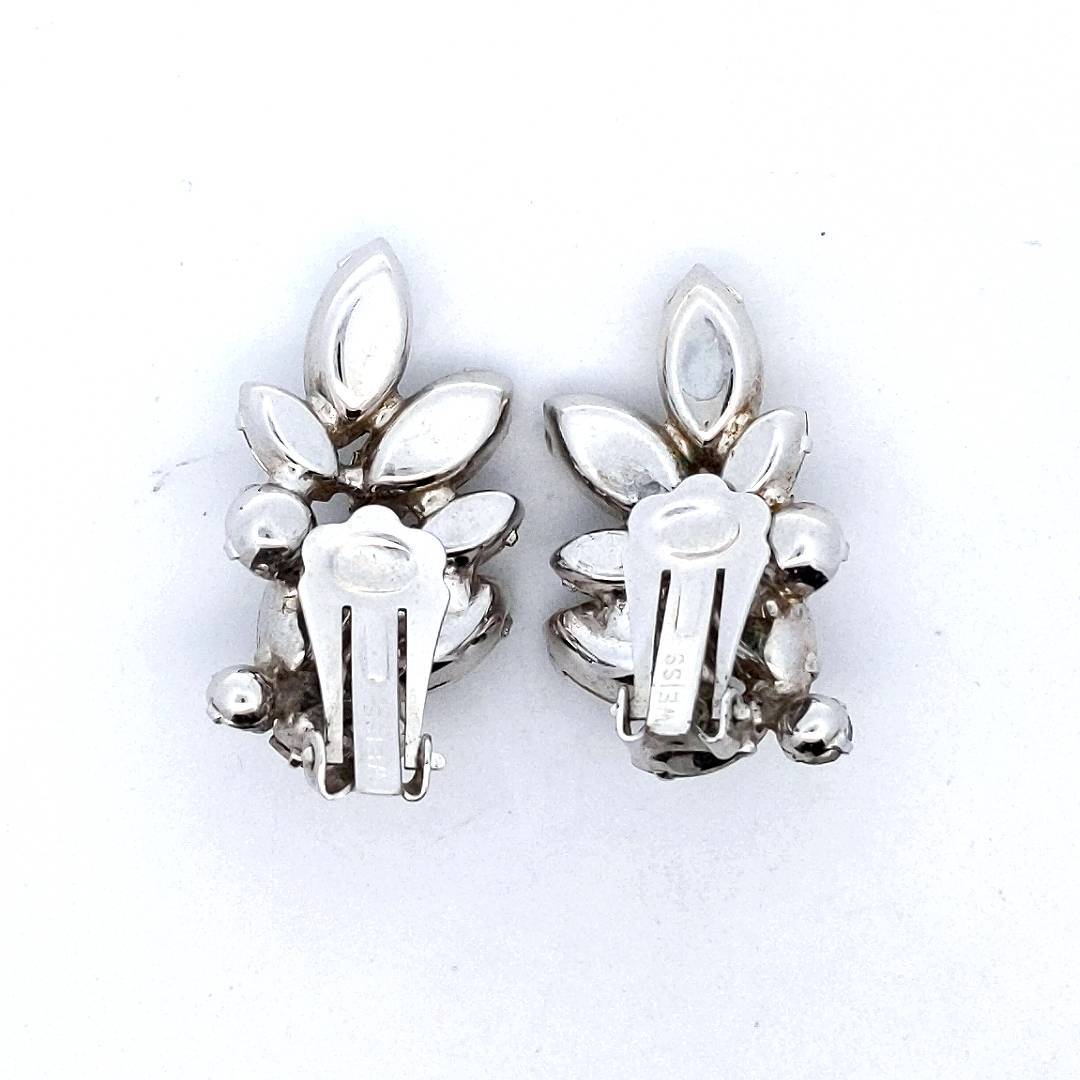 Vintage $220 Weiss Costume Clip On Earrings