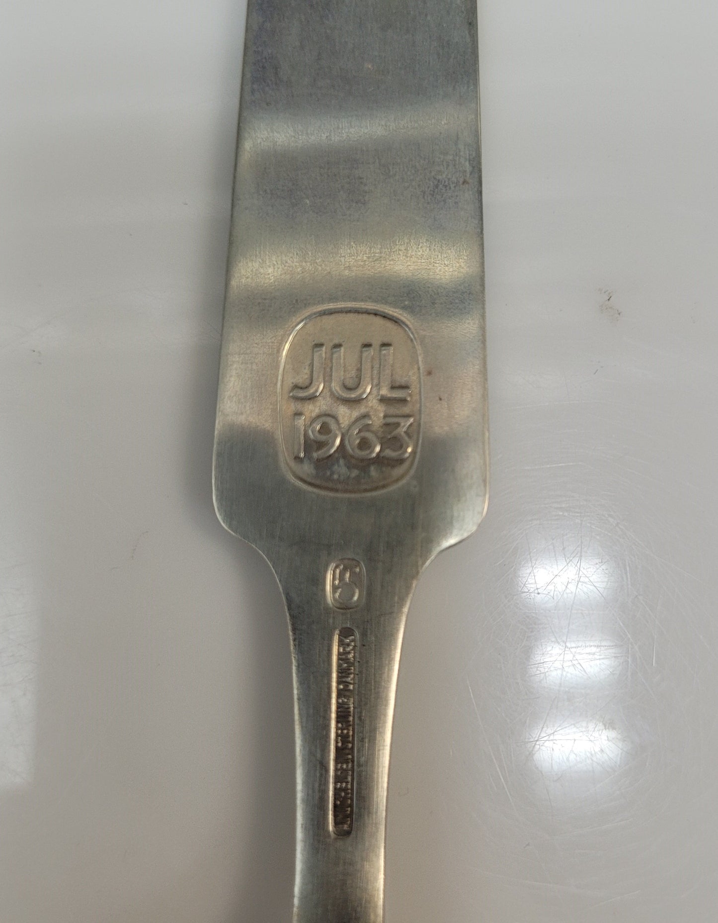 Vintage Sterling Silver A. Michelson Denmark Enamel Fork & Spoon