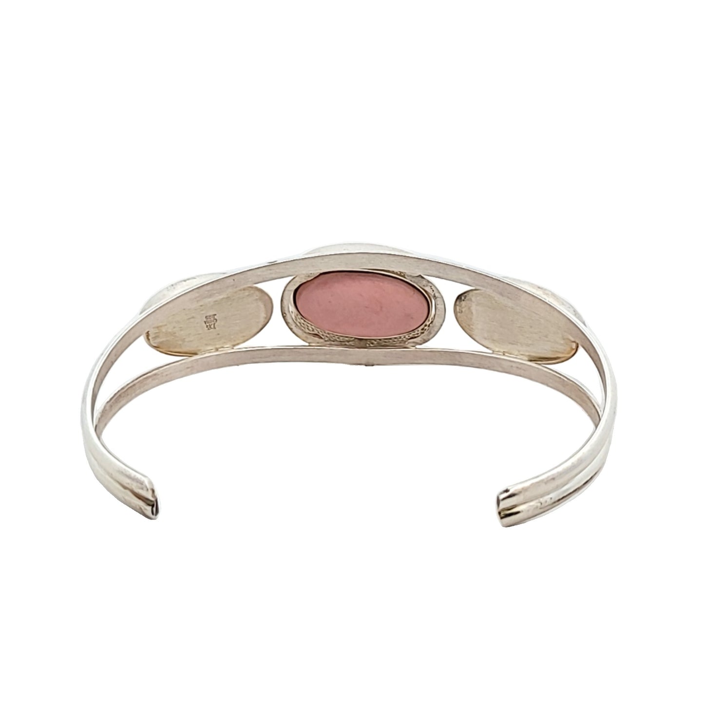 Jay King Sterling Silver Reversible Pink Opal & Opal Mosaic Cuff Bracelet