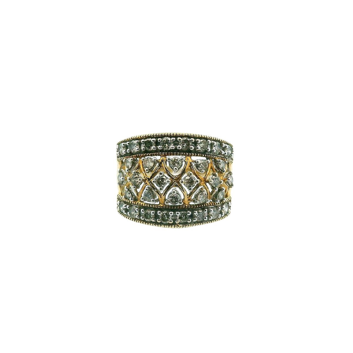10K Yellow Gold Diamond Ring