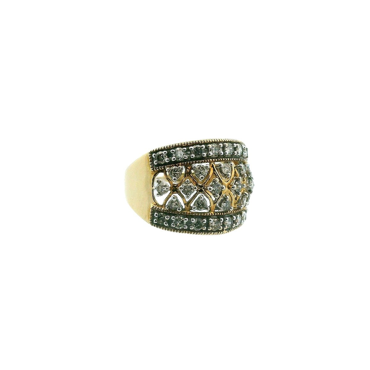 10K Yellow Gold Diamond Ring
