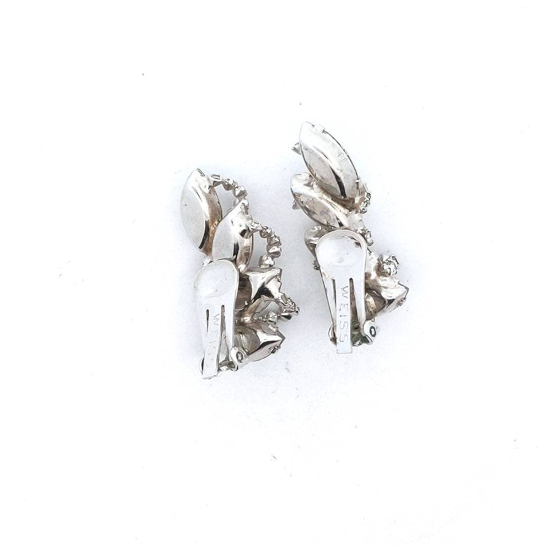 Designer $220 Weiss Costume Earrings
