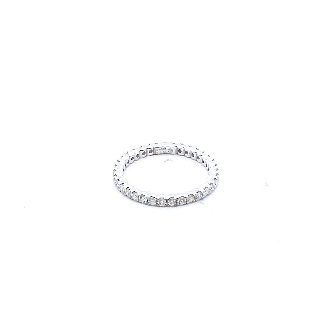 Estate $1000 Platinum Diamond Eternity Wedding Band