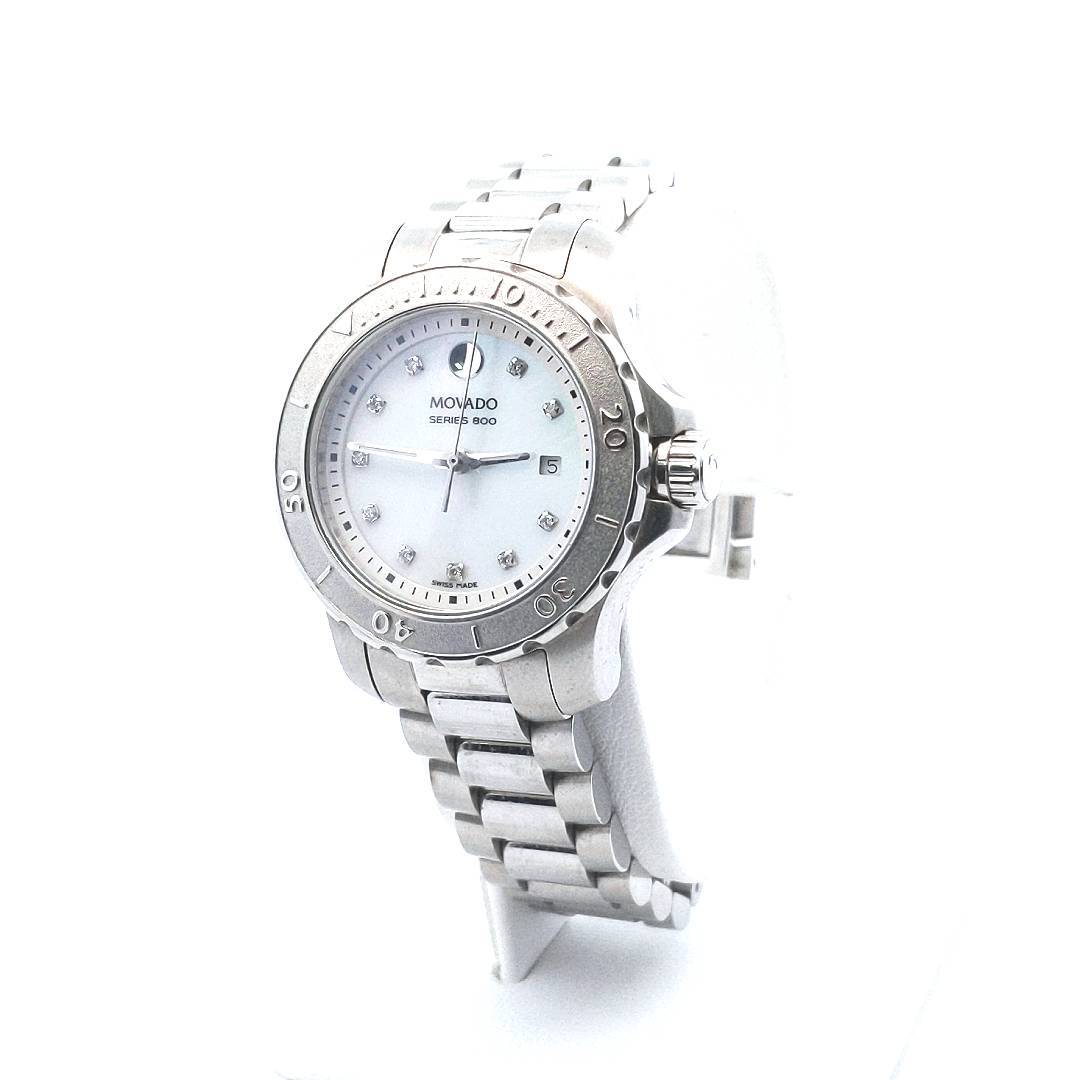 Estate $900 Movado Series 800 W.R. 200 MT Sapphire Crystal Watch