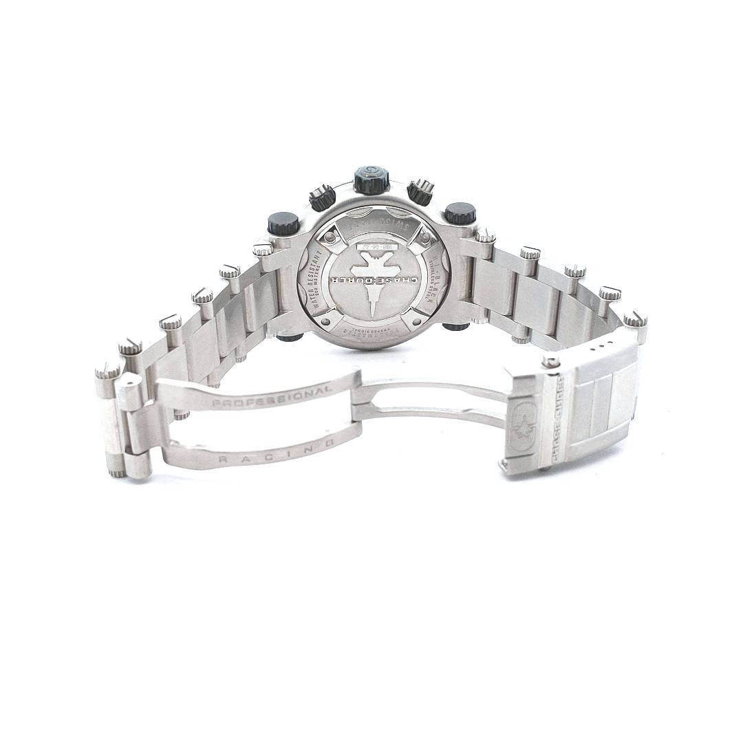 Estate Chase Durer Trackmaster Pro Stainless Steel Quartz Chronograph Watch