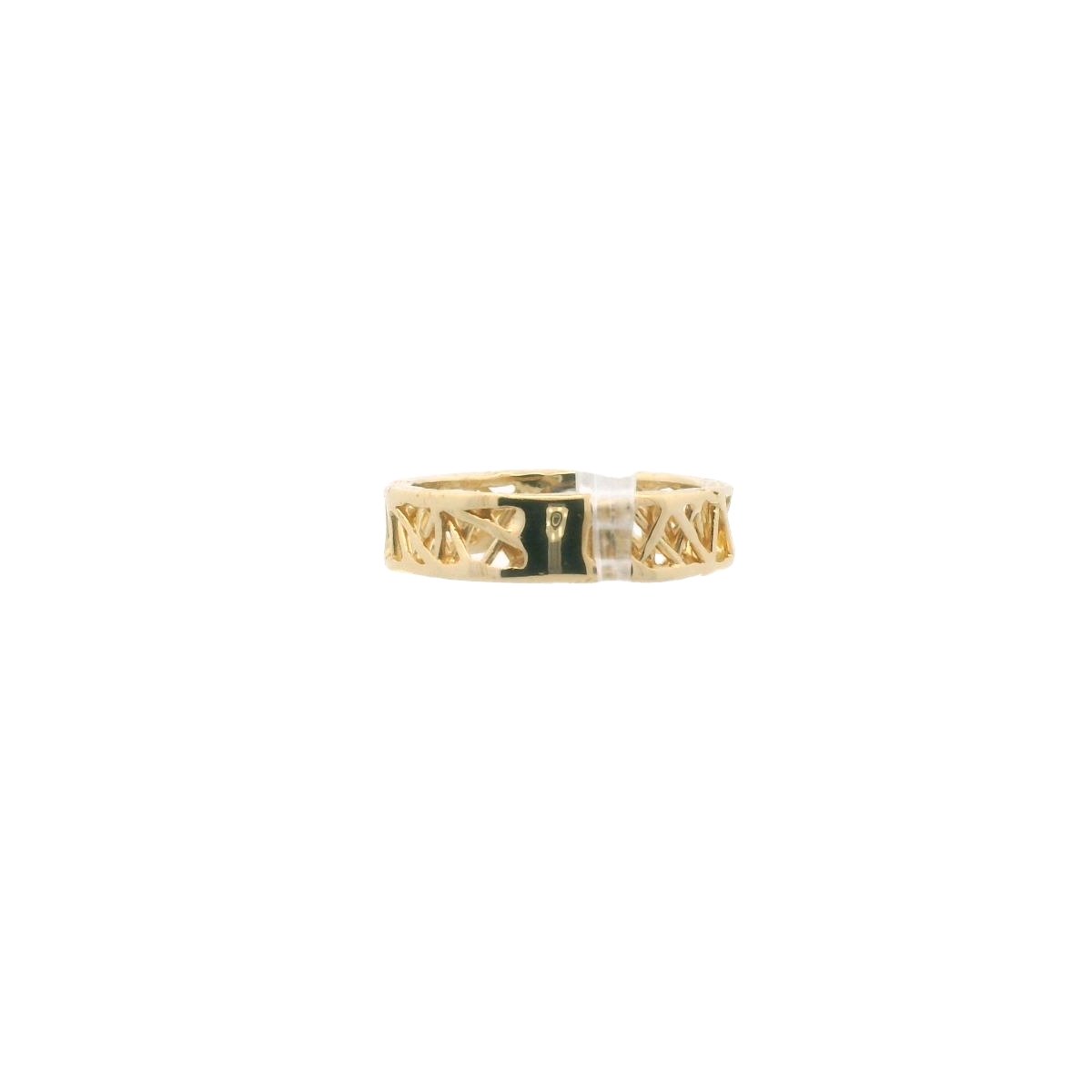 Anthony Kim Web Tracery 18K Gold & Platinum Diamond Engagement Ring