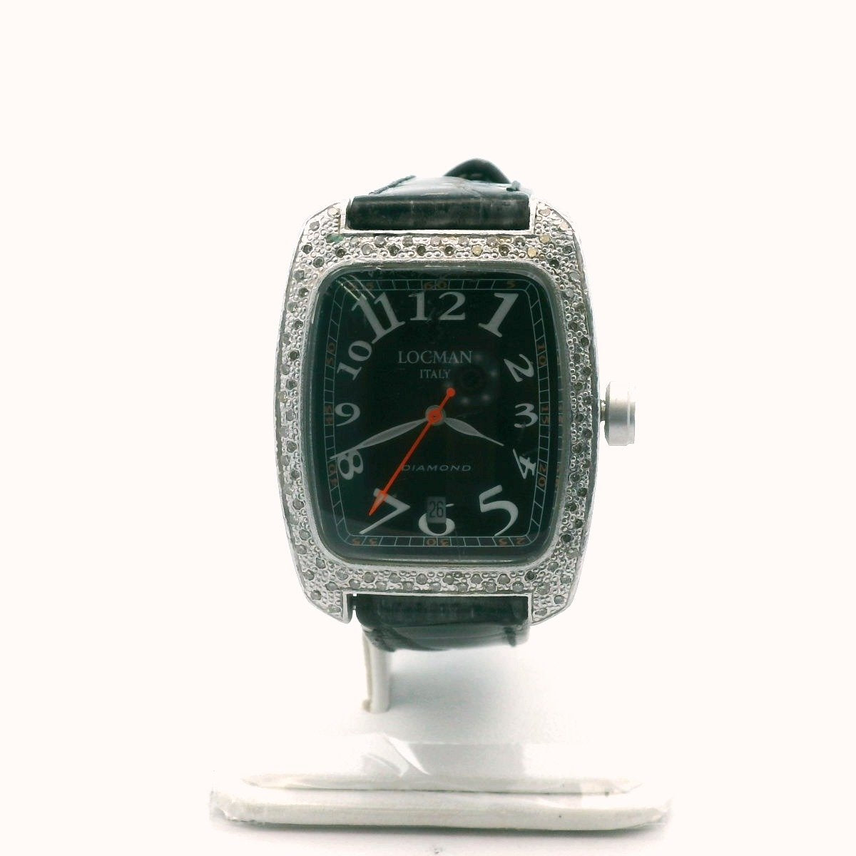 Locman Aluminum Italian Design Diamond Quartz Watch
