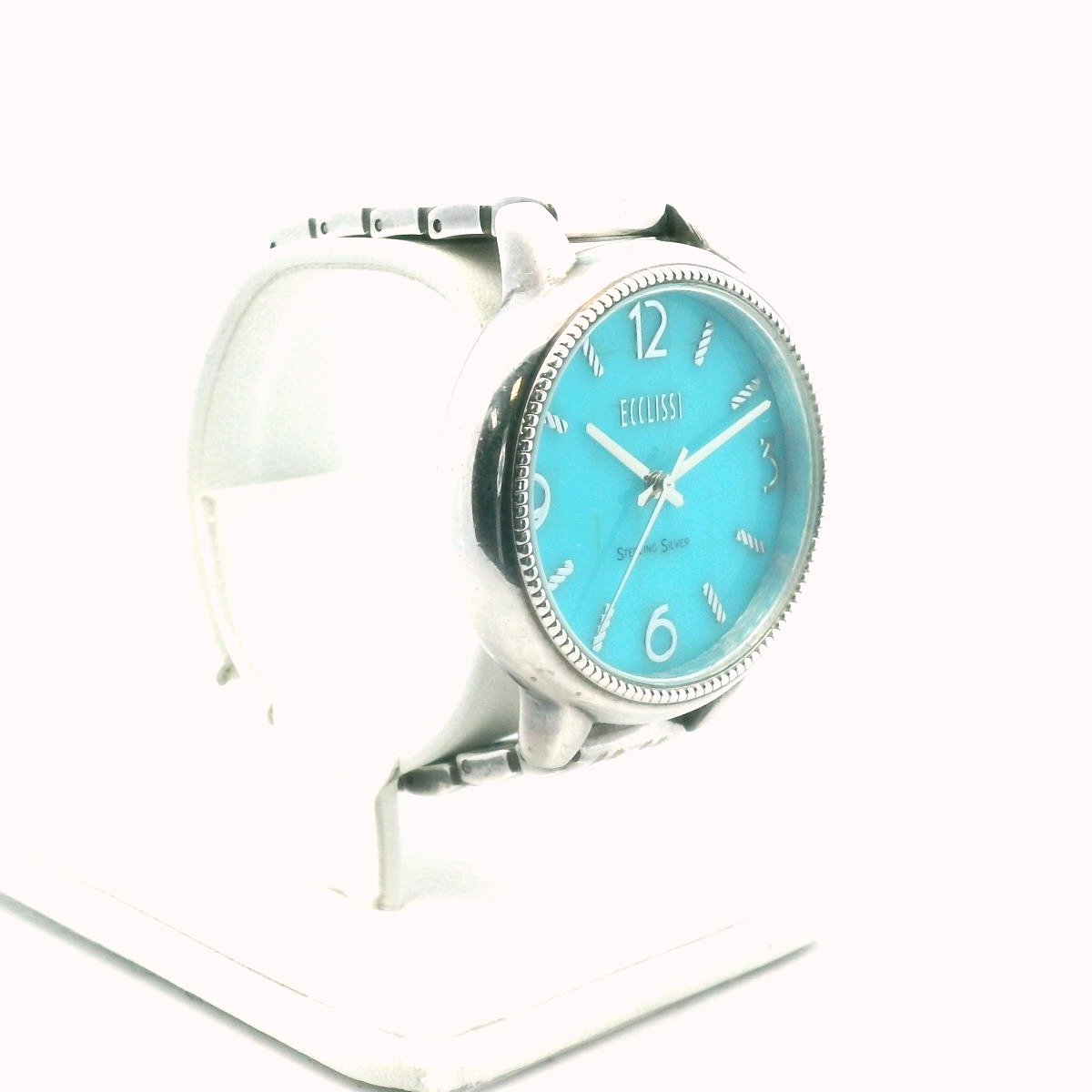 Ecclissi 33820 Stainless Steel Turquoise Mosaic Quartz Watch