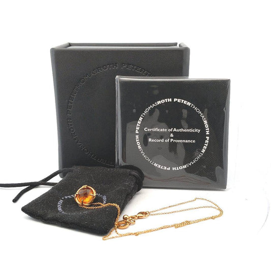 Designer Peter Thomas Roth Citrine Necklace