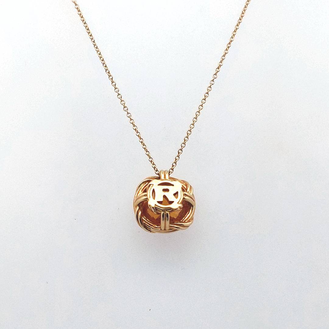 Designer Peter Thomas Roth Citrine Necklace