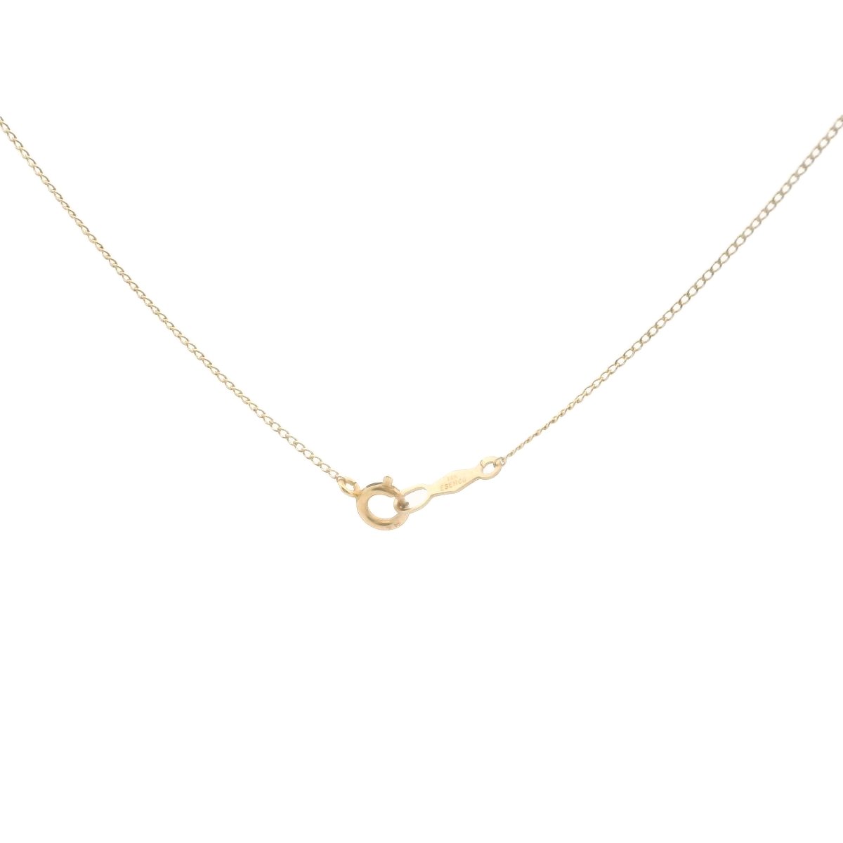 14K Yellow Gold Jadeite Dragon Necklace