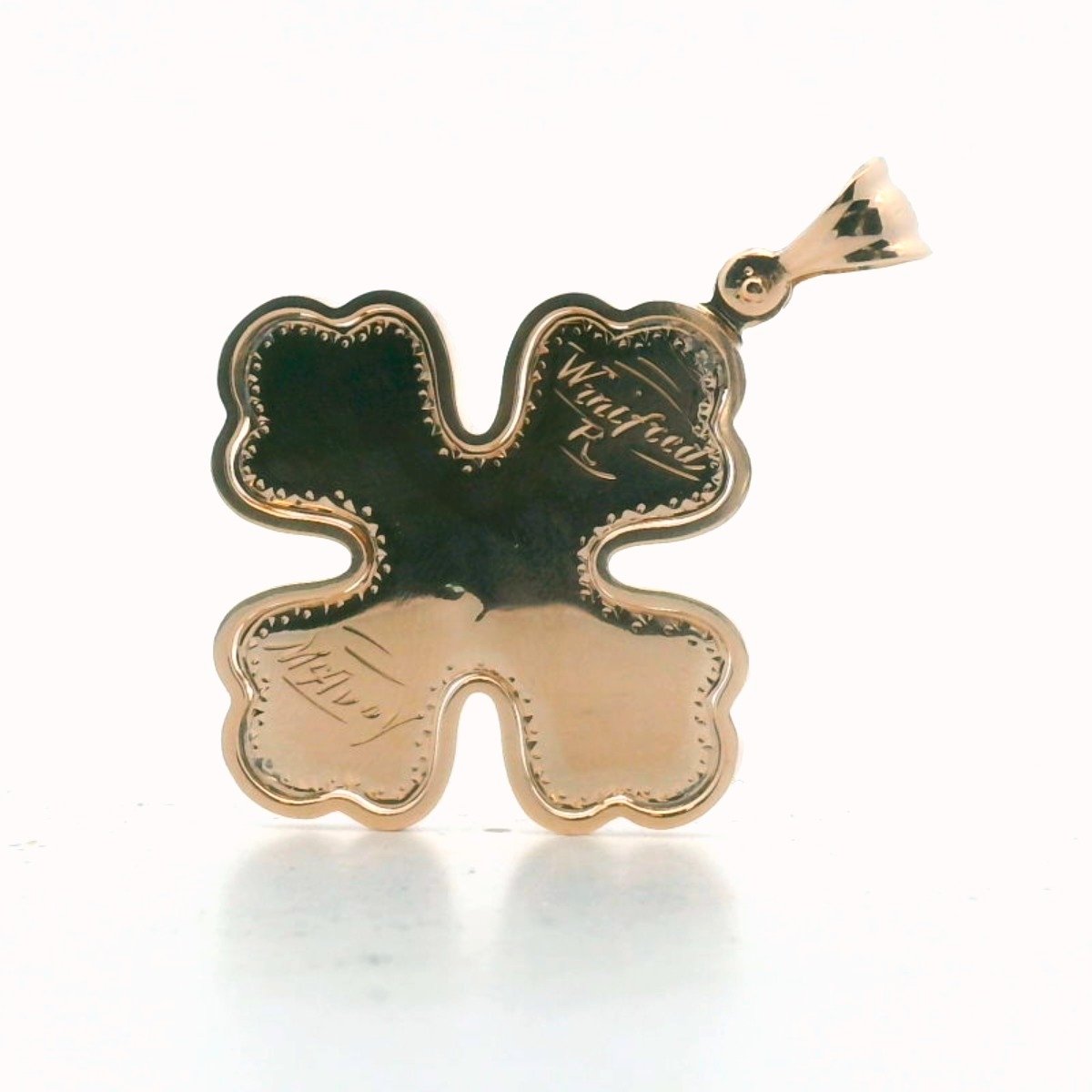 Antique 14K Rose & Green Gold Academy of St Joseph Maltese Pendant