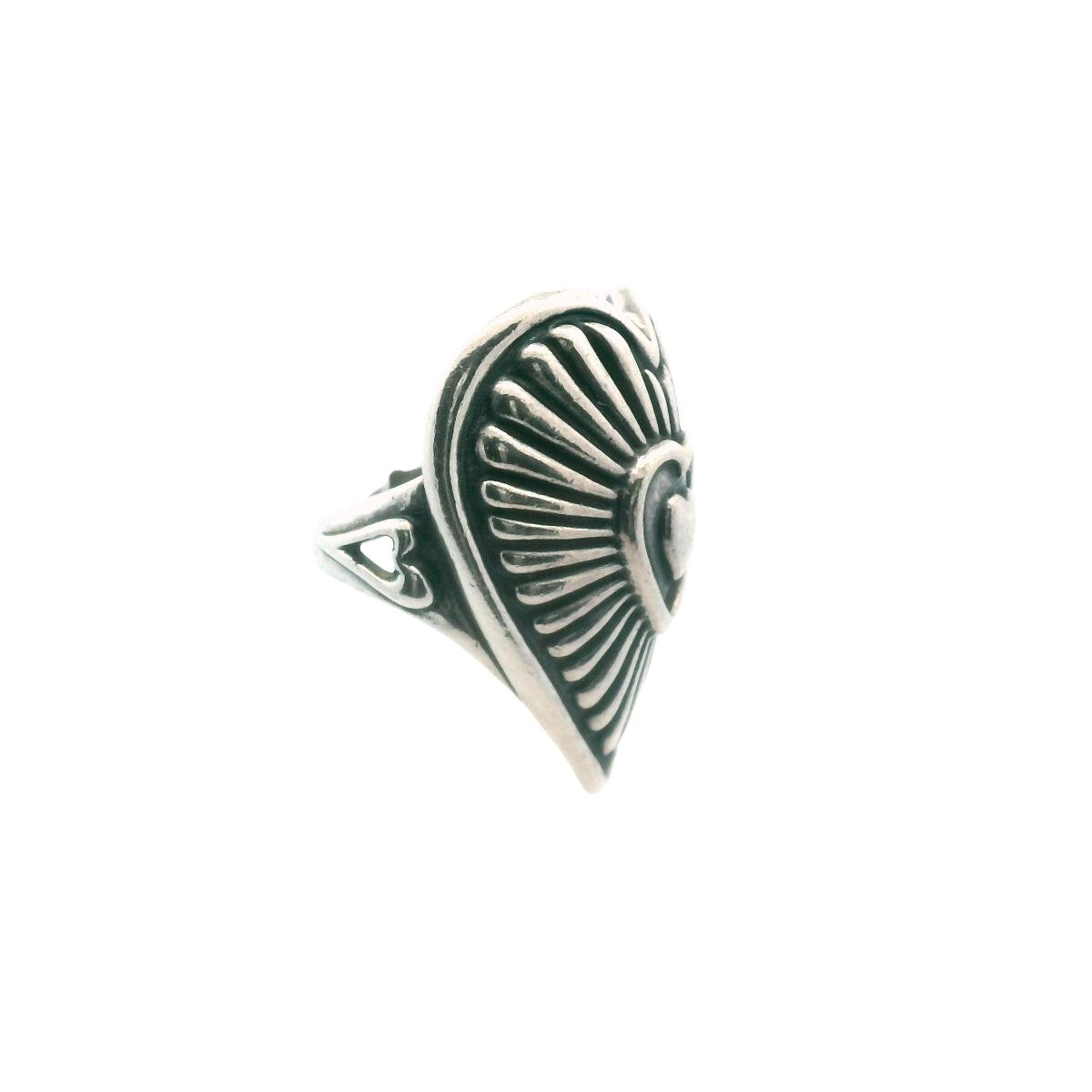 Relios Sterling Silver Triple Heart Ring