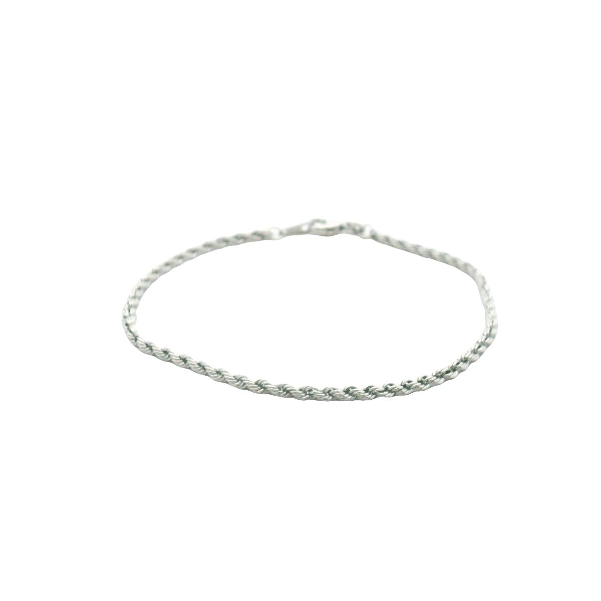 Milor Platinum Twist Chain Bracelet