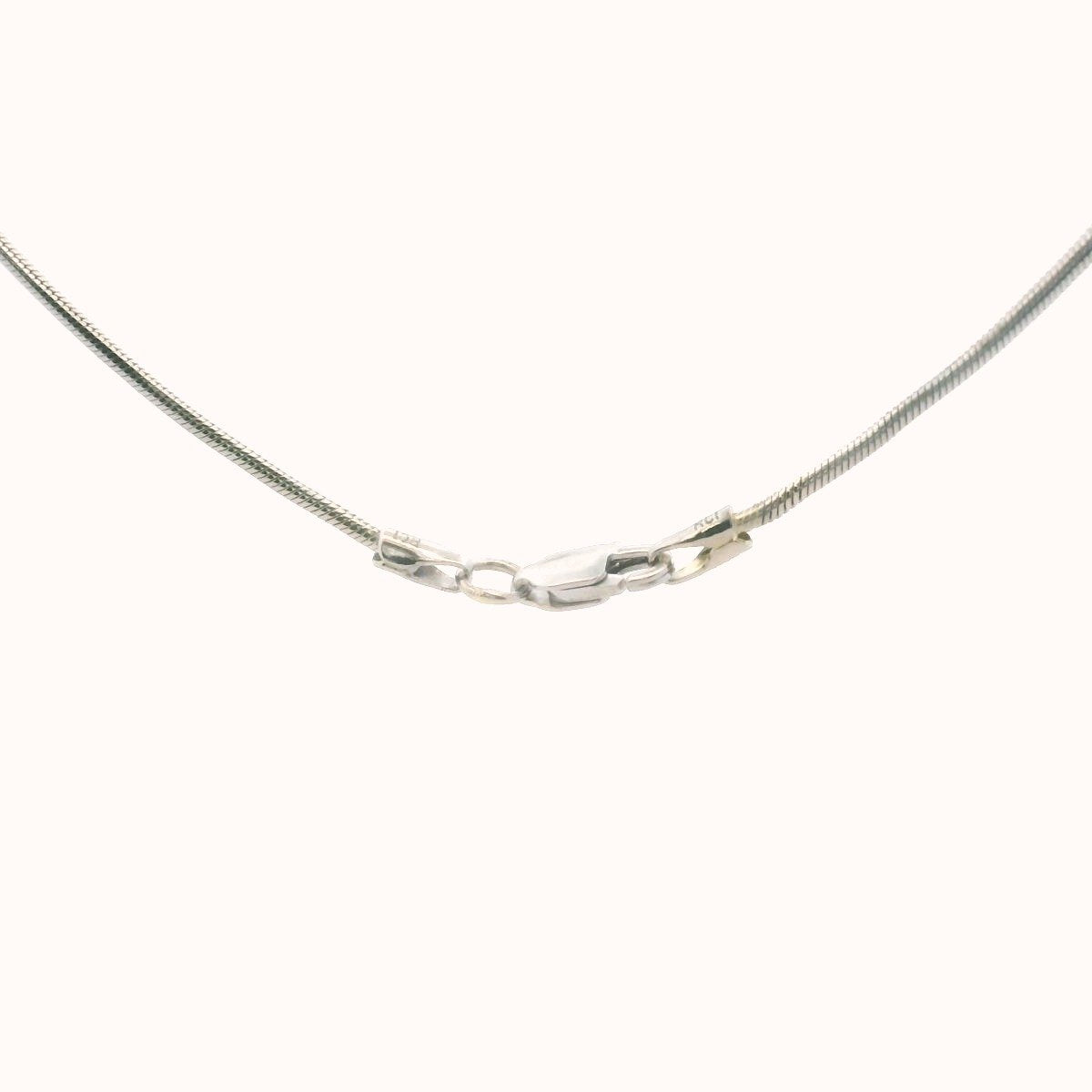 14K White Gold Diamond Orthodox Cross Necklace
