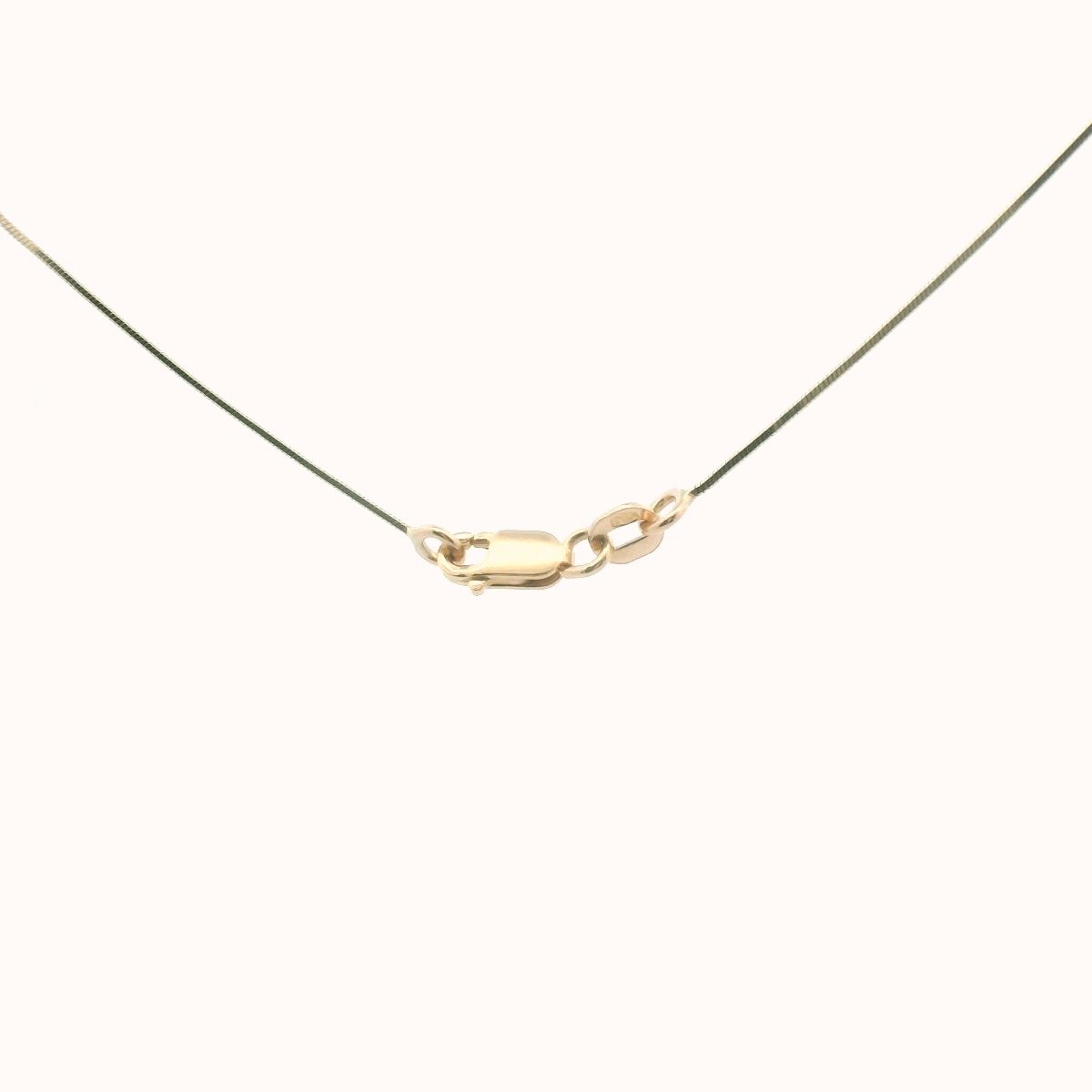 EFFY 14K Yellow Gold Diamond & Orange Sapphire Necklace