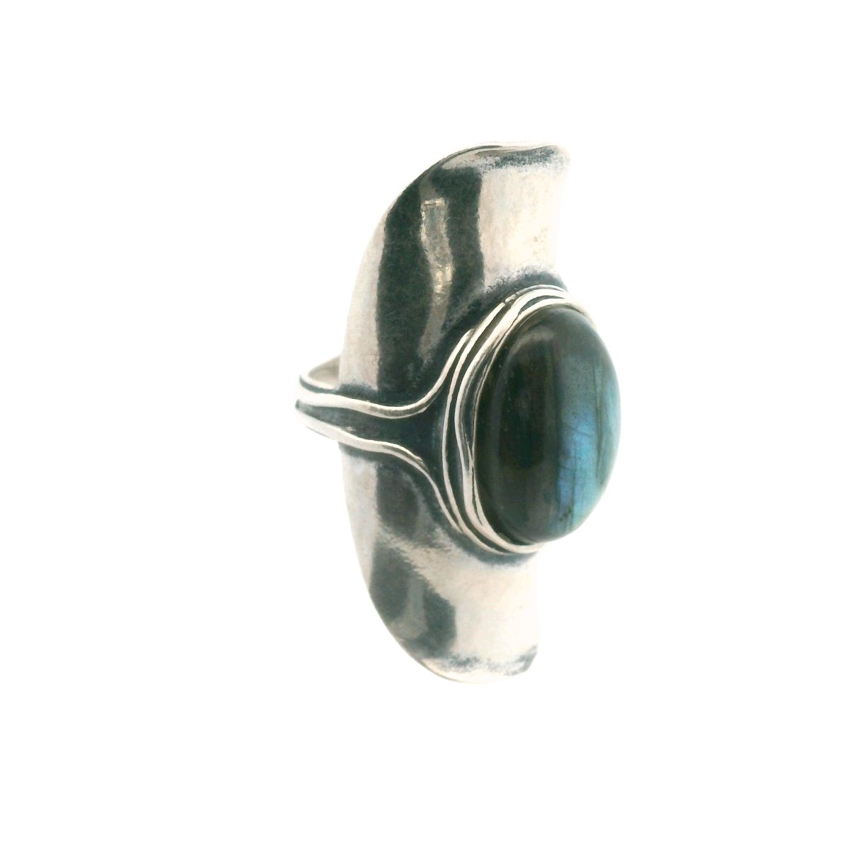 Vintage Sterling Silver Labradorite Ring