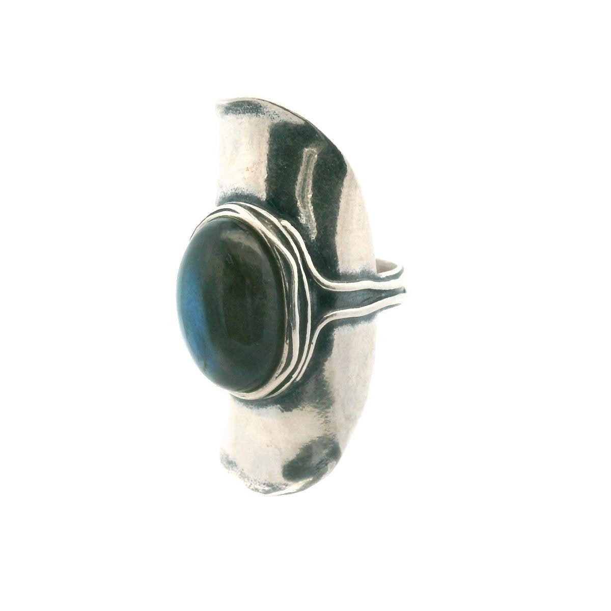 Vintage Sterling Silver Labradorite Ring