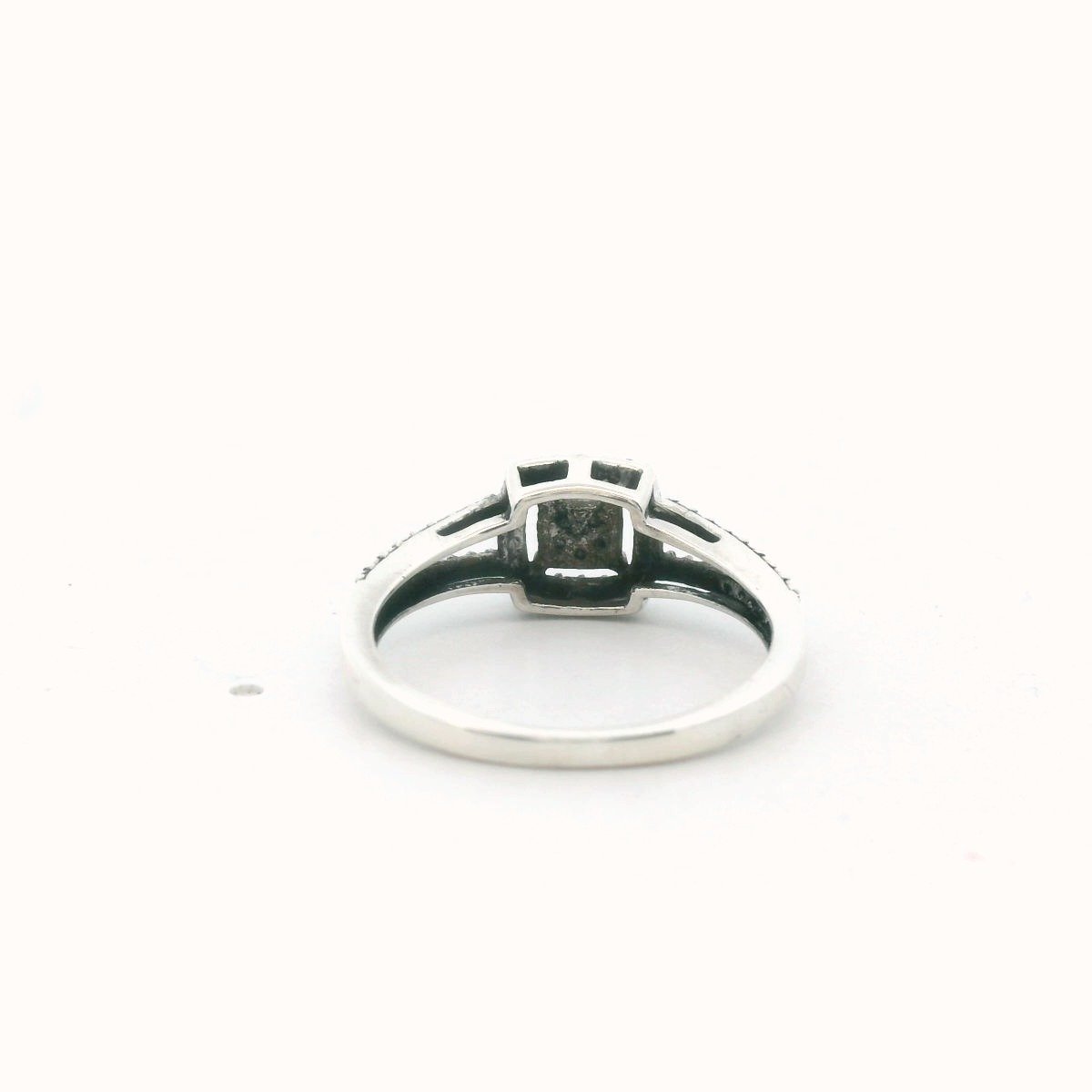 Sterling Silver Single Diamond Ring