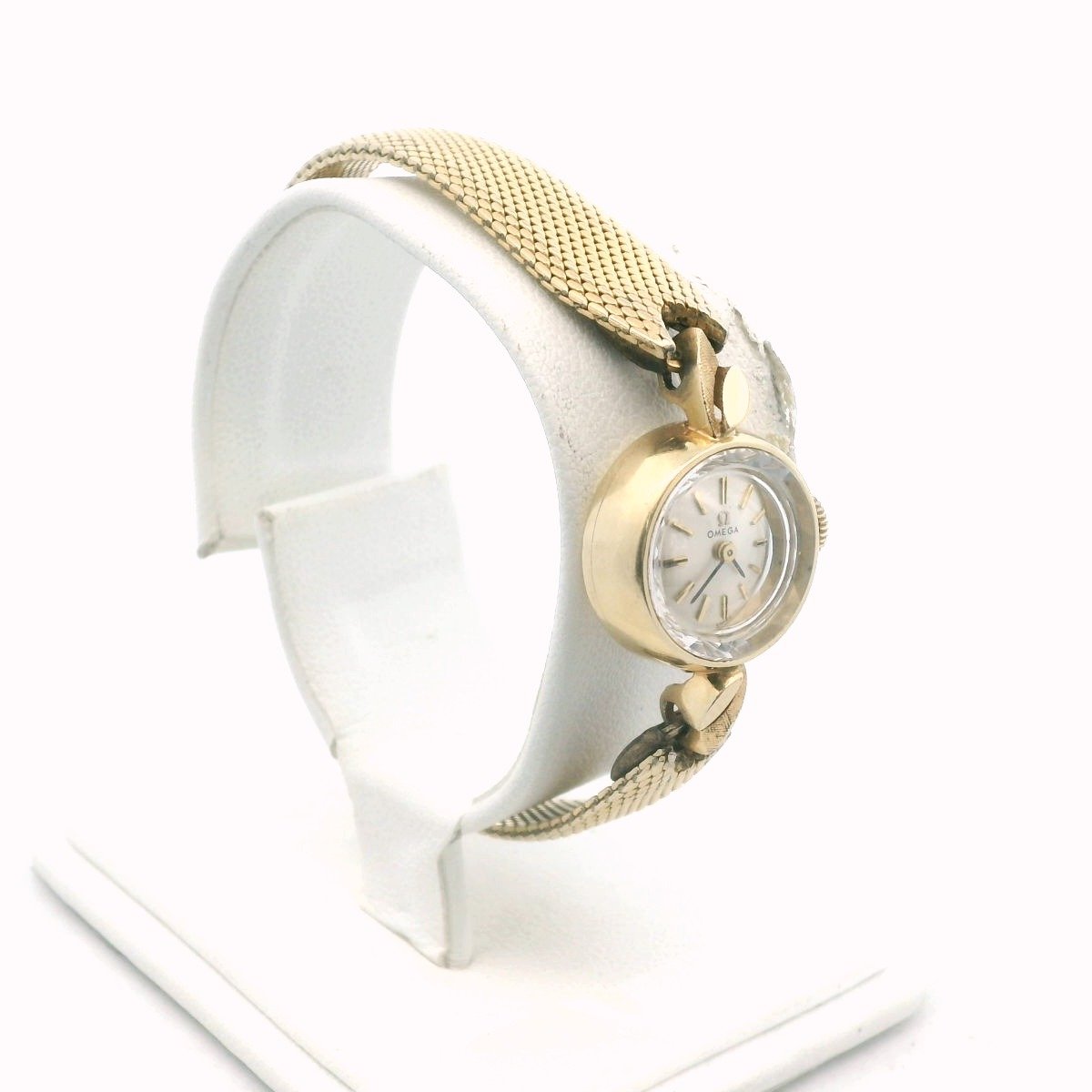 Omega 14K Gold Manual Wind Watch With 10K Gold Filled Band
