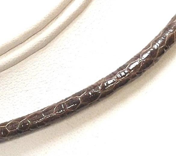 Leather Cord Sterling Silver Diamond Enhancer Star Pendant Necklace
