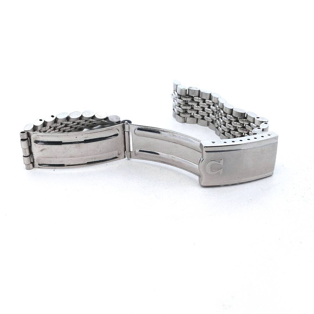 Omega 1502 Stainless Steel Beads of Rice Bracelet