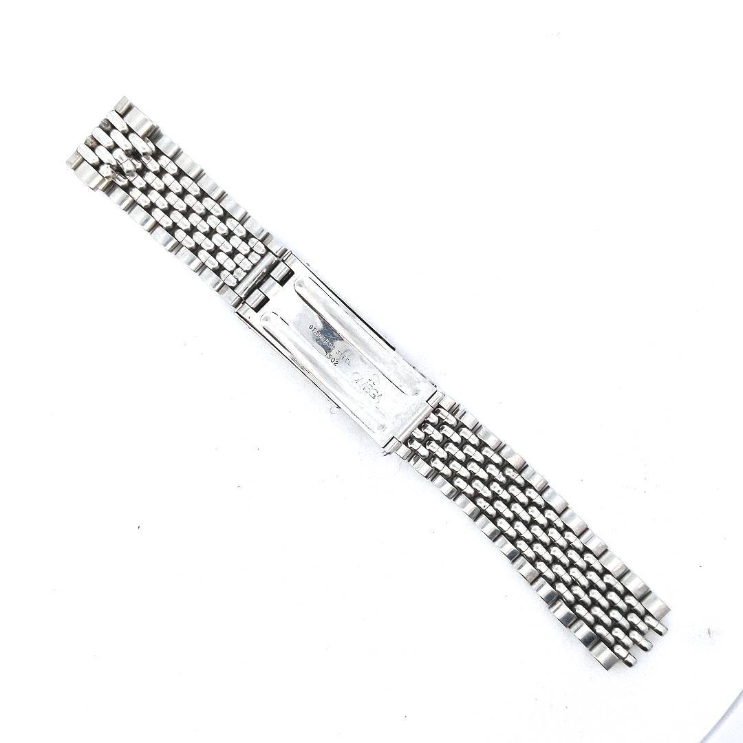 Omega 1502 Stainless Steel Beads of Rice Bracelet