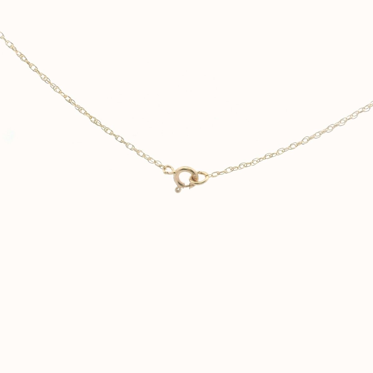 14K Yellow Gold Crucifix Necklace