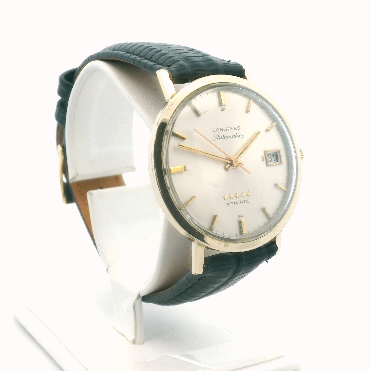 Vintage Longines 10K Gold Filled Admiral Automatic Date Watch