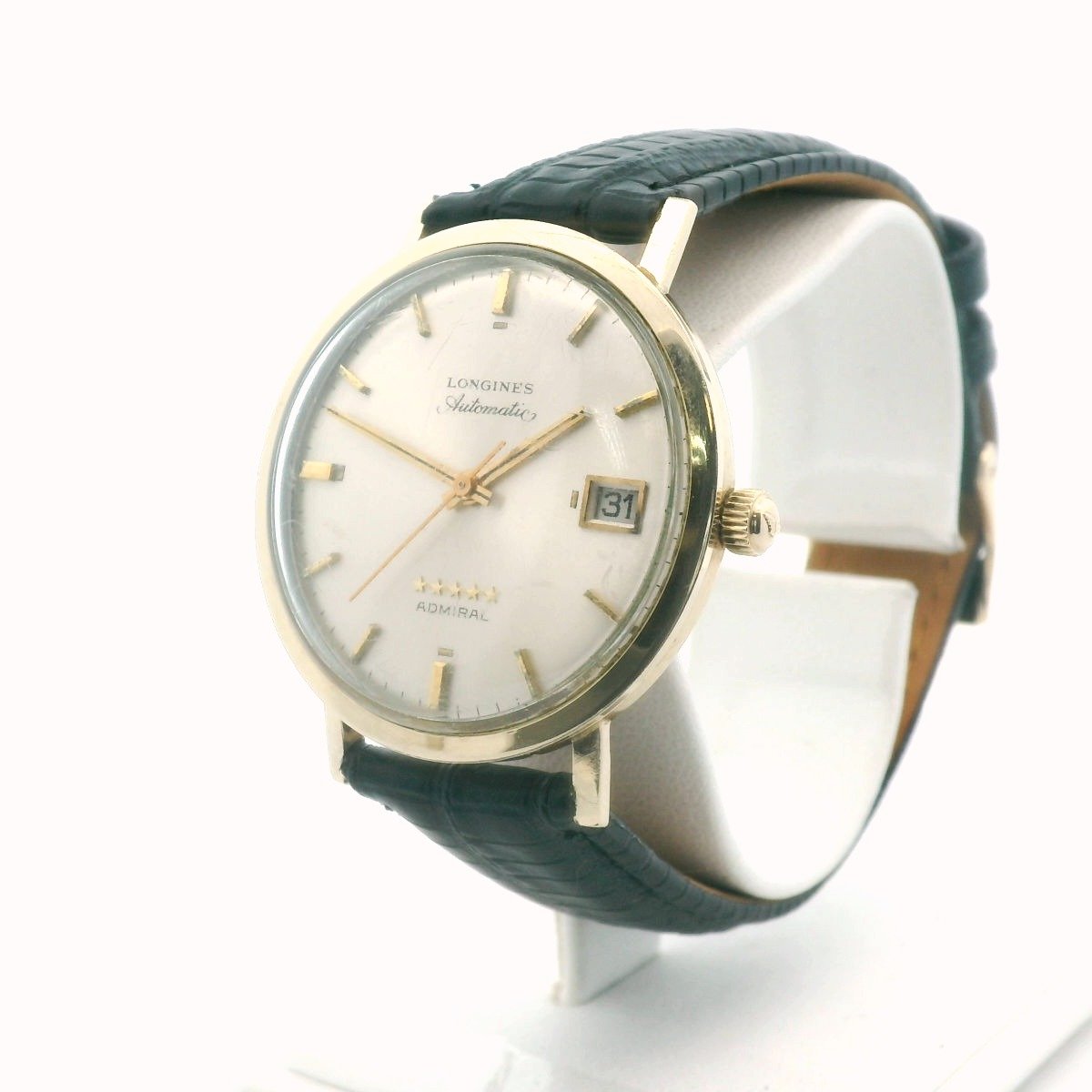 Vintage Longines 10K Gold Filled Admiral Automatic Date Watch