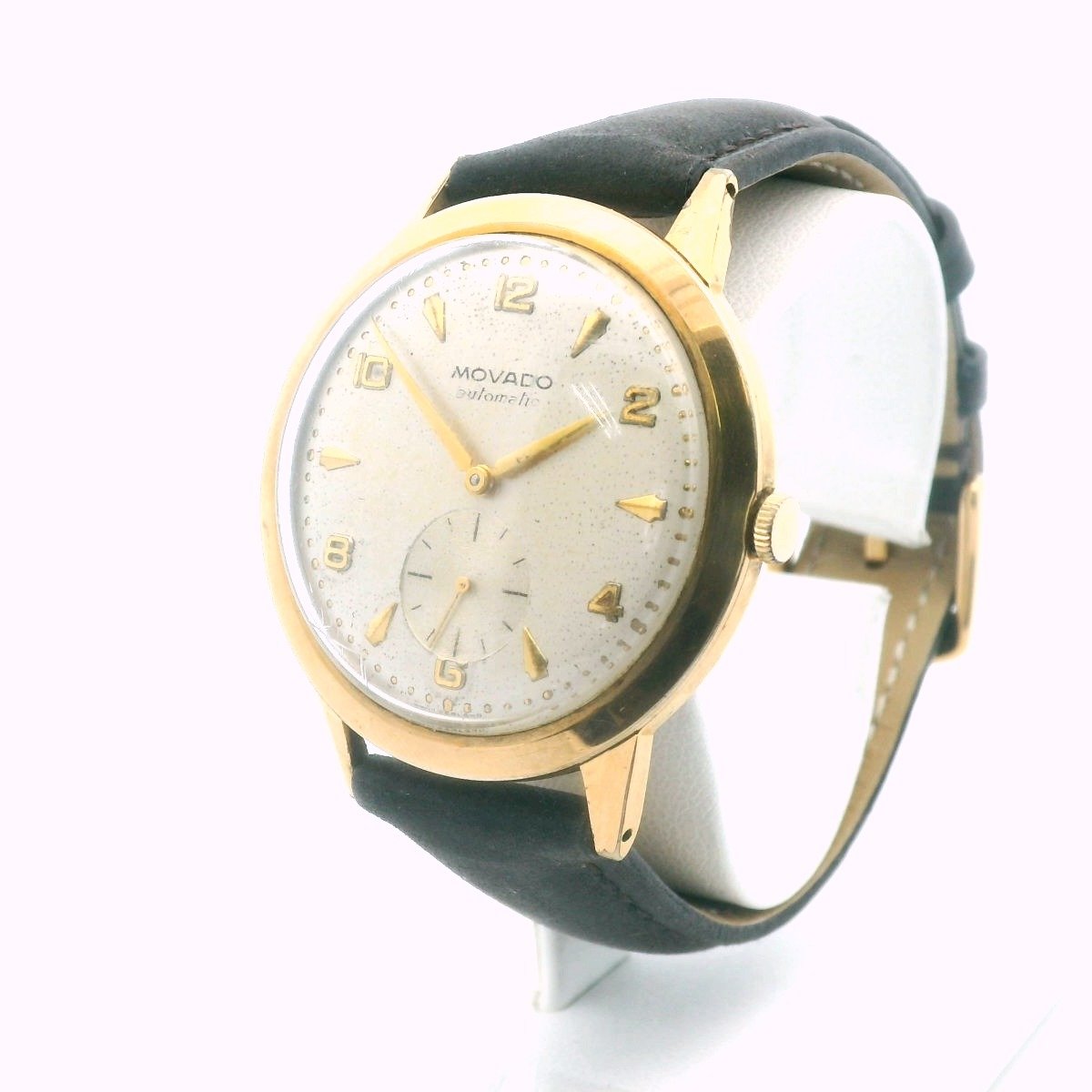 Movado Cal.115 Gold Plated Stainless Steel Auomatic Bumper Watch