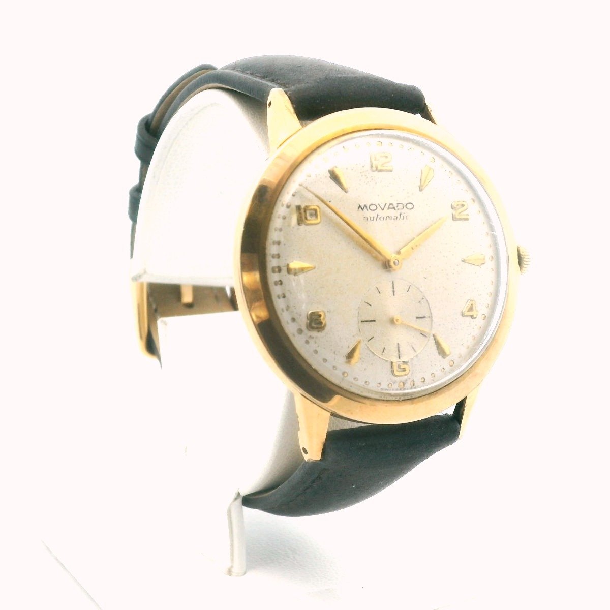 Movado Cal.115 Gold Plated Stainless Steel Auomatic Bumper Watch