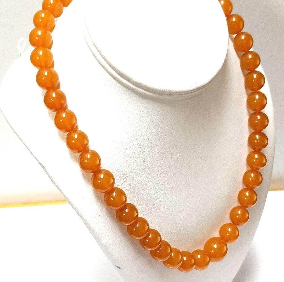 Antique Butterscotch Bakelite Bead Necklace