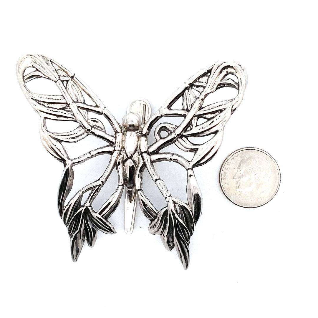 John Hardy Base Metal Butterfly Clip