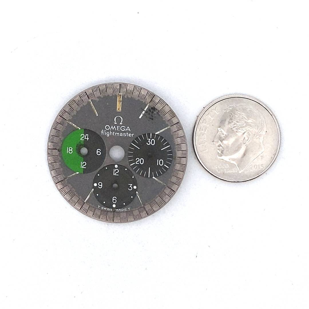Omega Flightmaster Dial AS IS For Repair