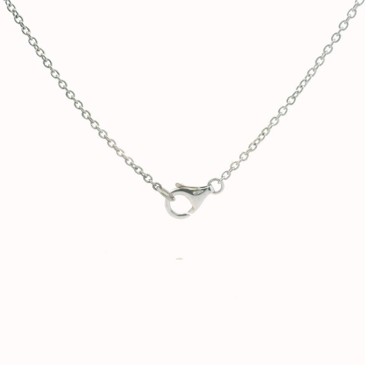 Michael Valitutti Sterling & Palladium Alloy Turquoise & Black Spinel Necklace