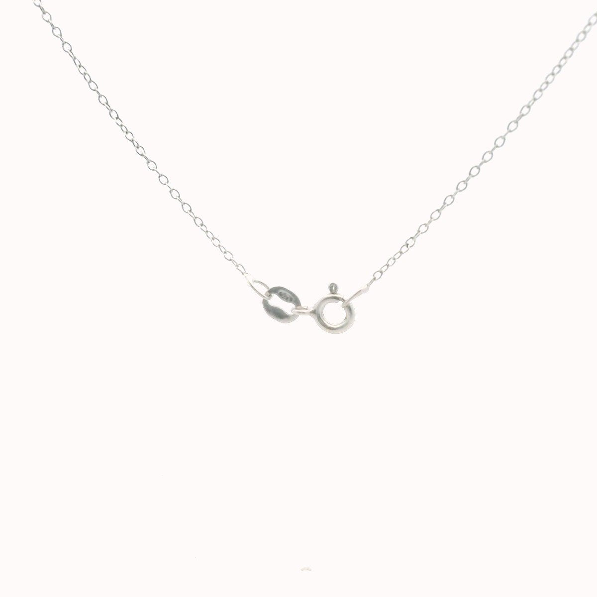 Sterling Silver Diamond A Pendant Necklace