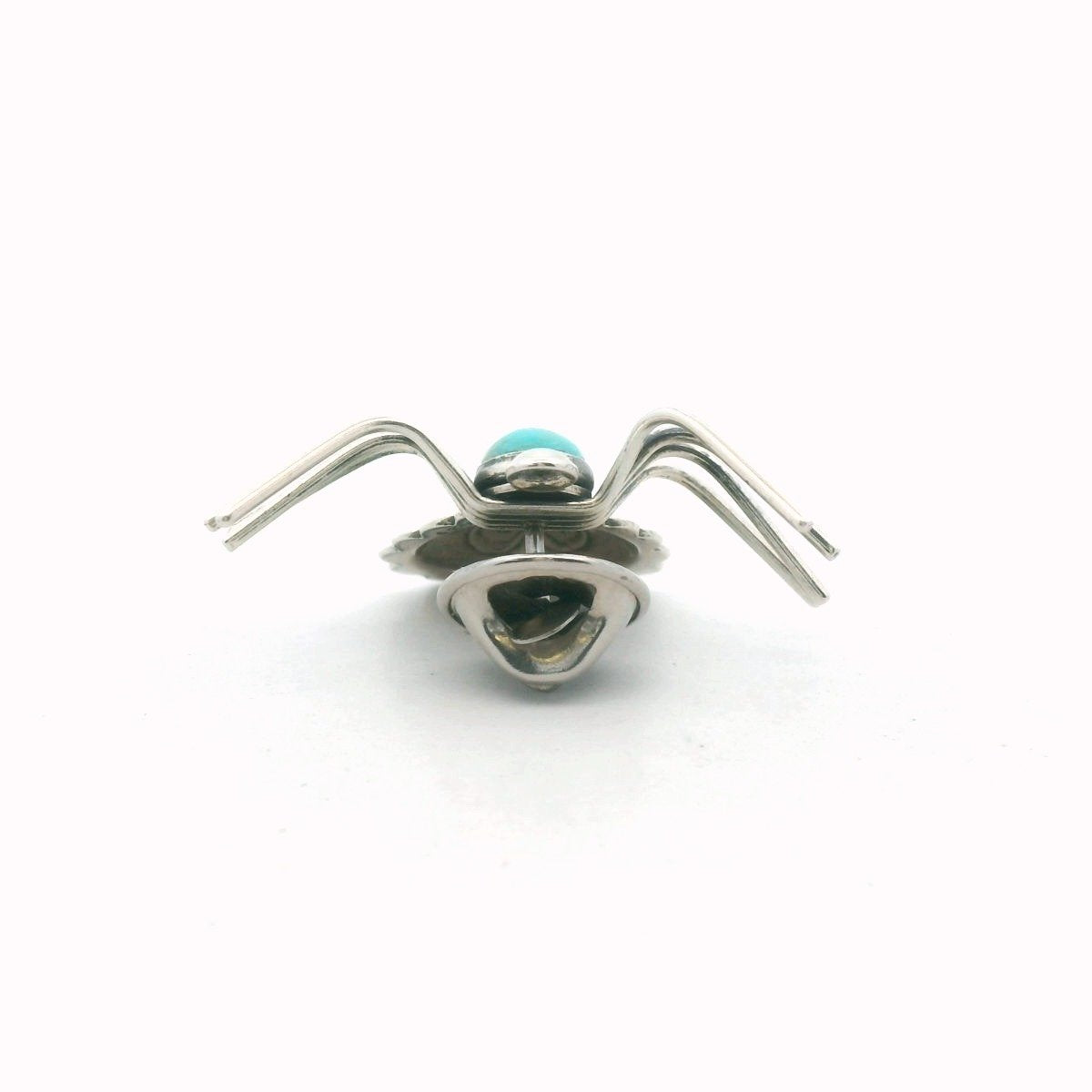 Relios Sterling Silver Turquoise Spider Pin