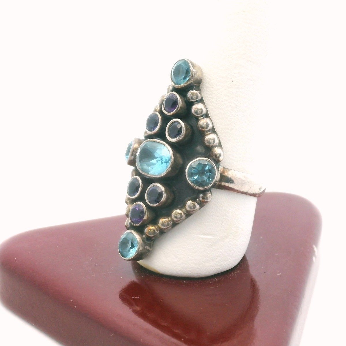 Nicky Butler Sterling Silver Multi-Stone Ring