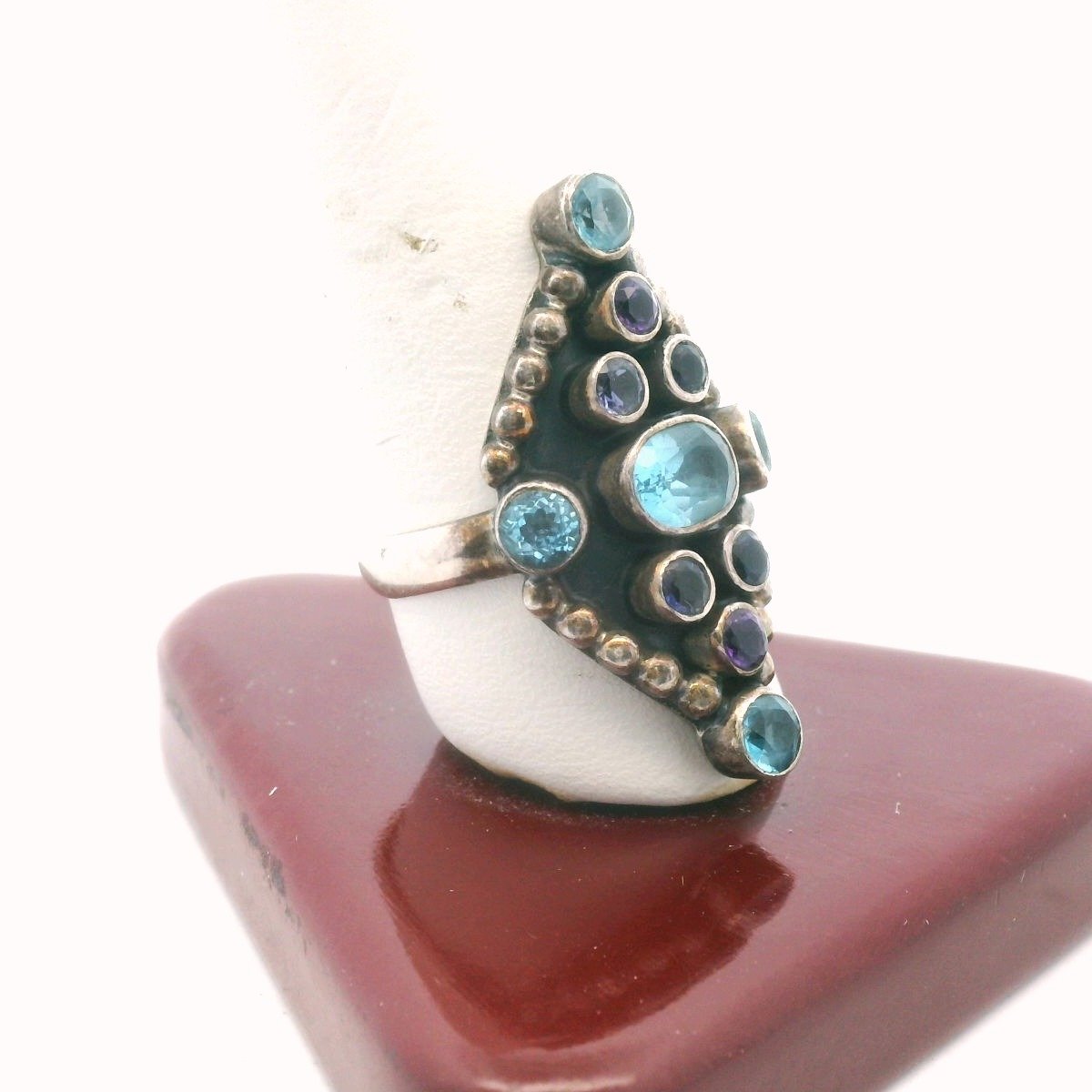 Nicky Butler Sterling Silver Multi-Stone Ring