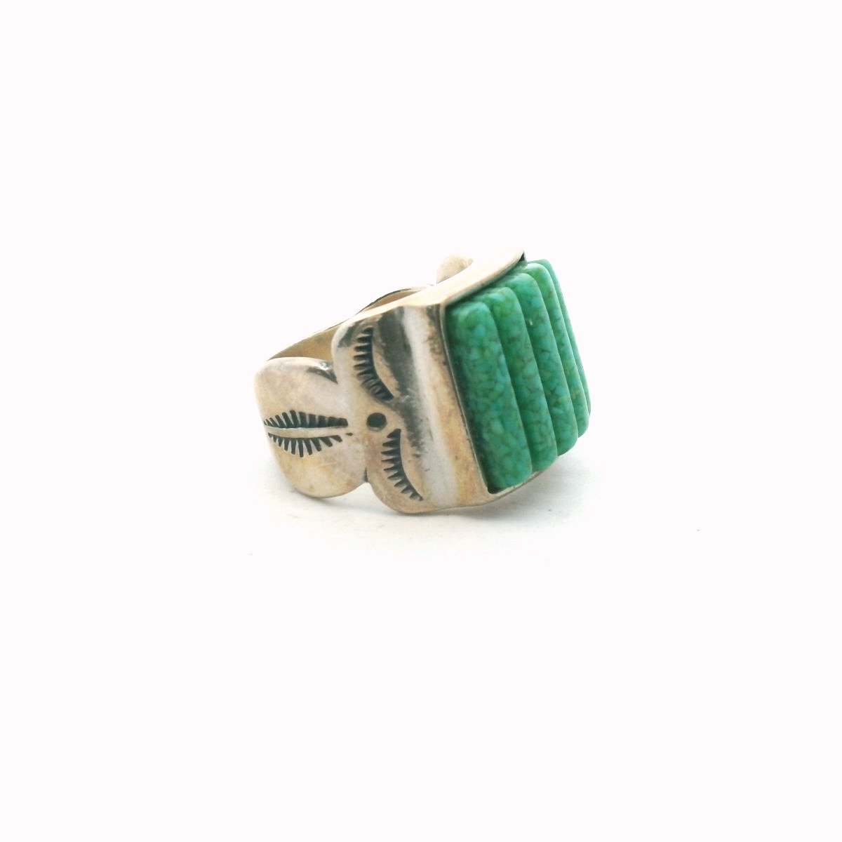 Carolyn Pollack Sterling Silver Turquoise in Resin Ring