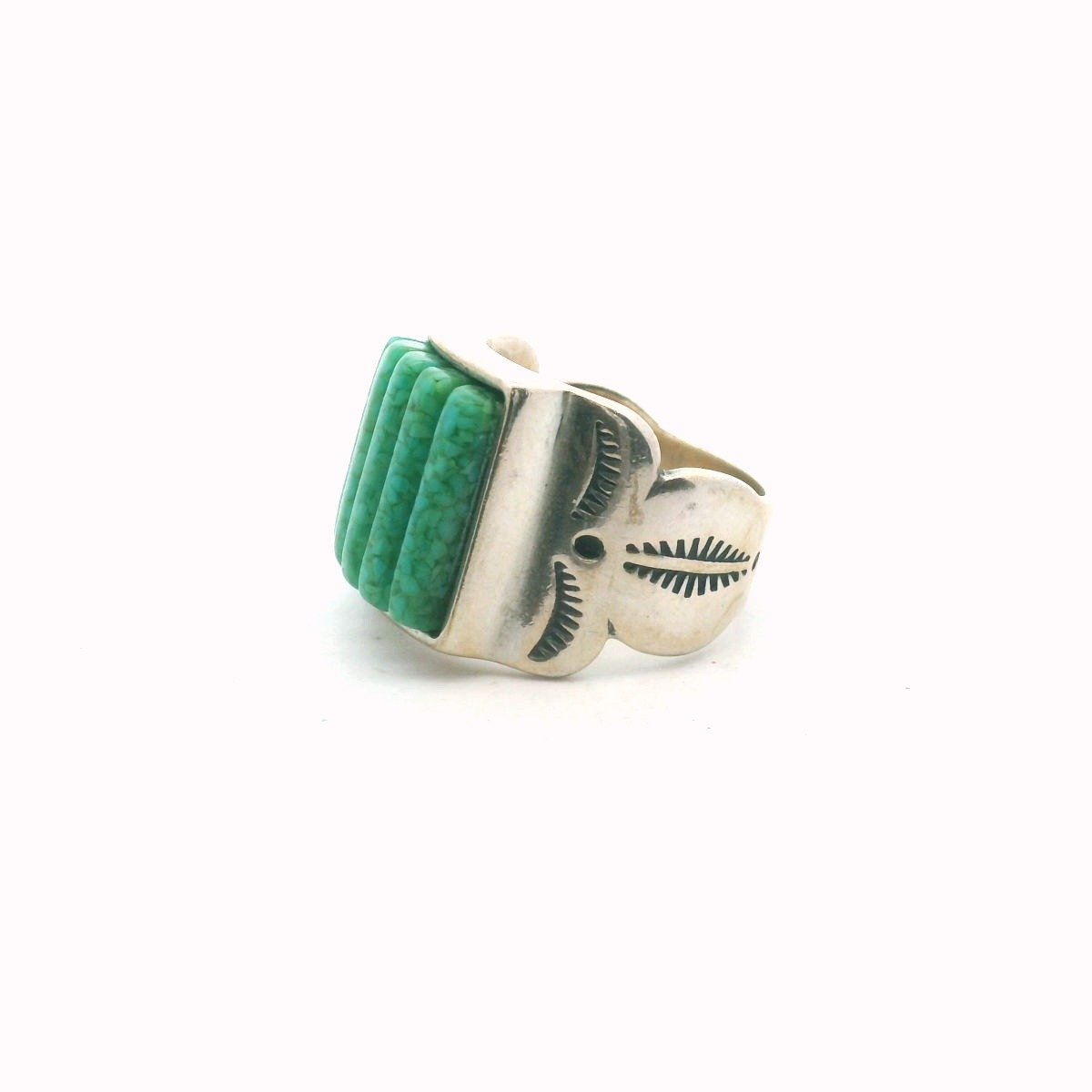 Carolyn Pollack Sterling Silver Turquoise in Resin Ring