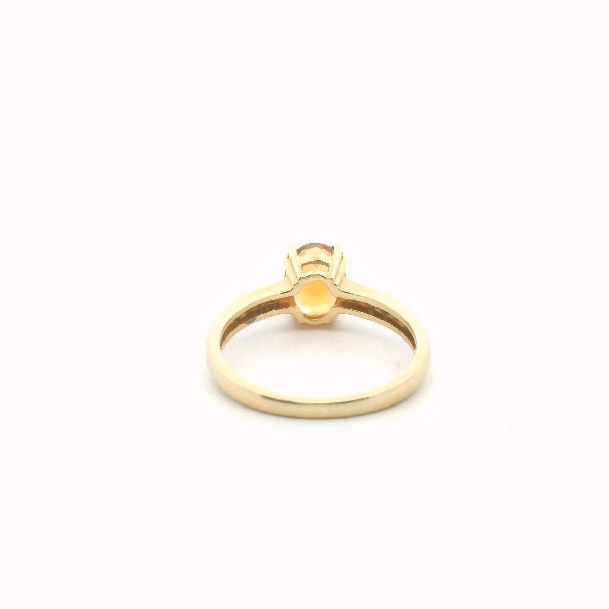 EFFY 14K Yellow Gold Cognac Diamond & Citrine Ring