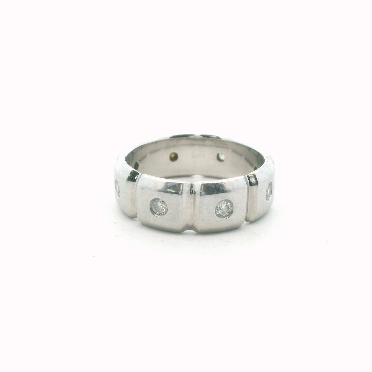 Jeff Cooper Platinum Diamond Wedding Band