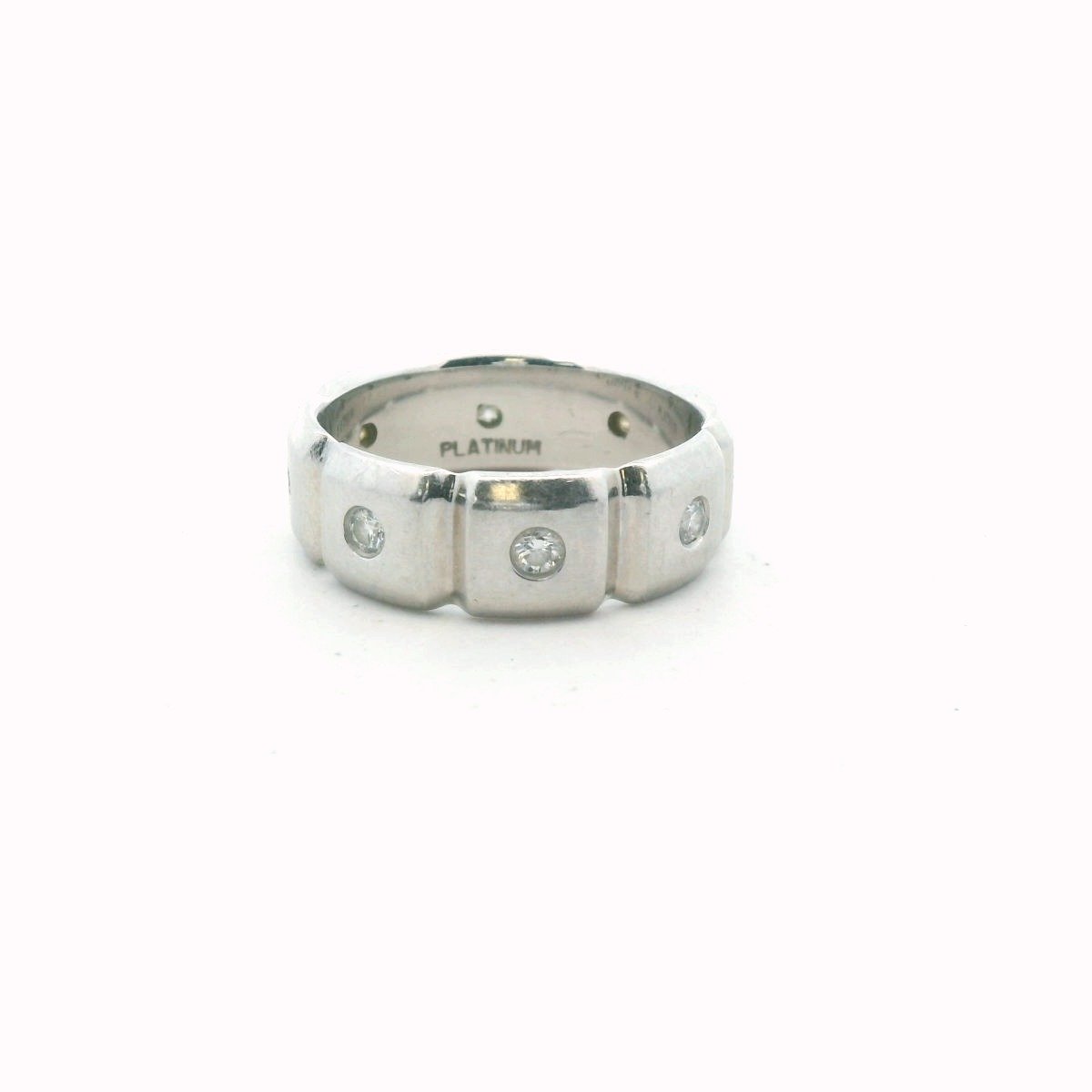 Jeff Cooper Platinum Diamond Wedding Band