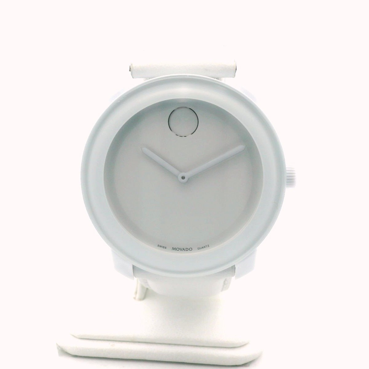 Movado Bold White Ceramic Quartz Watch