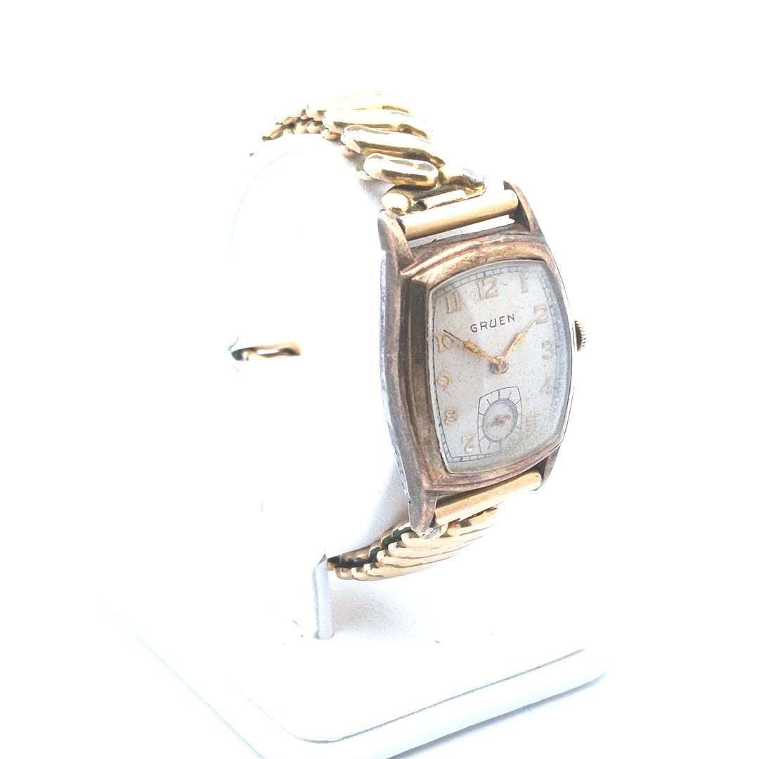 Vintage $100 Gruen Mechanical Gold Tone Watch