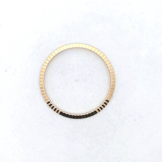 Genuine Rolex 18K Yellow Gold Fluted Watch Bezel