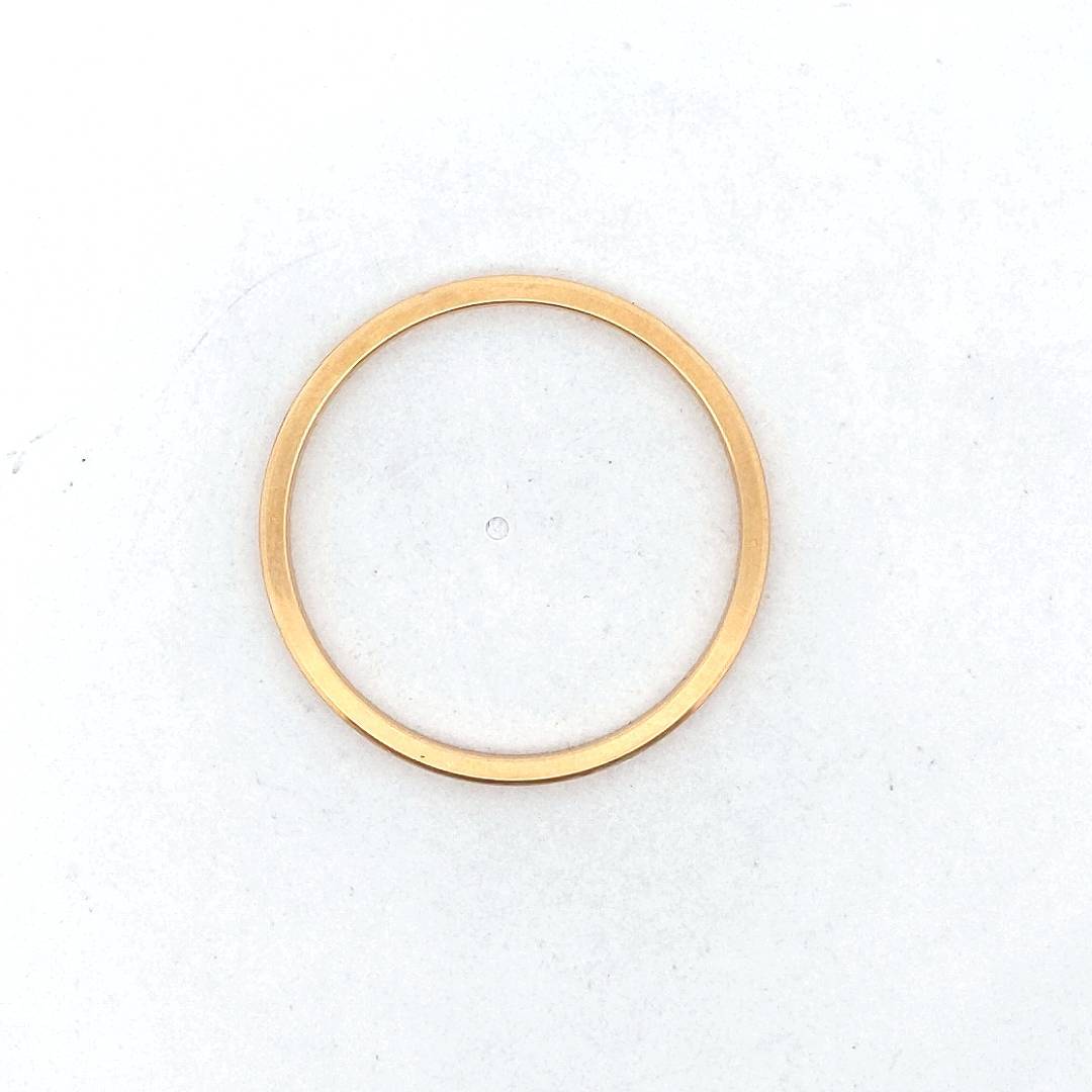 Genuine Rolex 18K Yellow Gold Fluted Watch Bezel