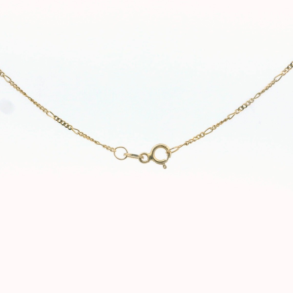 14K Yellow Gold Garnet Star of David Necklace